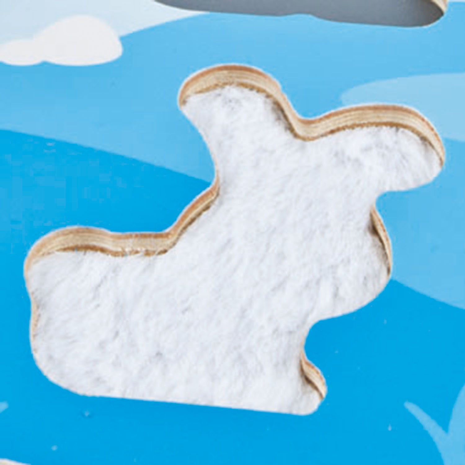 Тактильная деревянная головоломка Арктические животные  